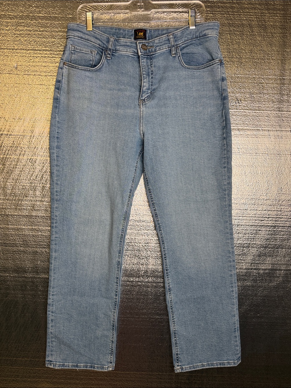 Lee Women's Light Wash Straight Leg Jeans